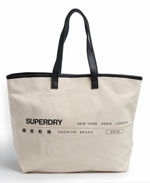 Superdry Portland Shopper Női Táska Bézs | SZRUD7241